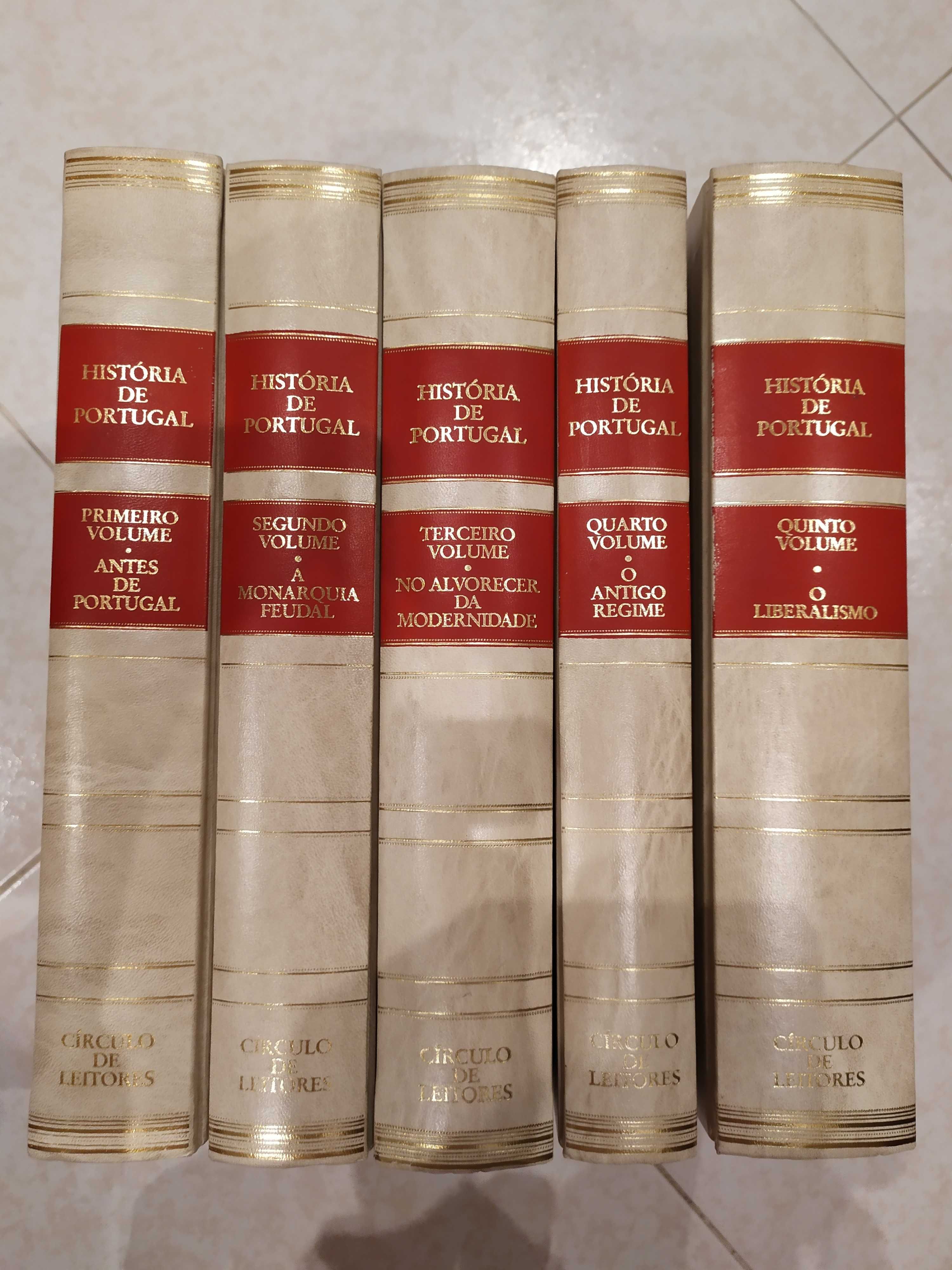 LIVROS - História de Portugal (5 Volumes)