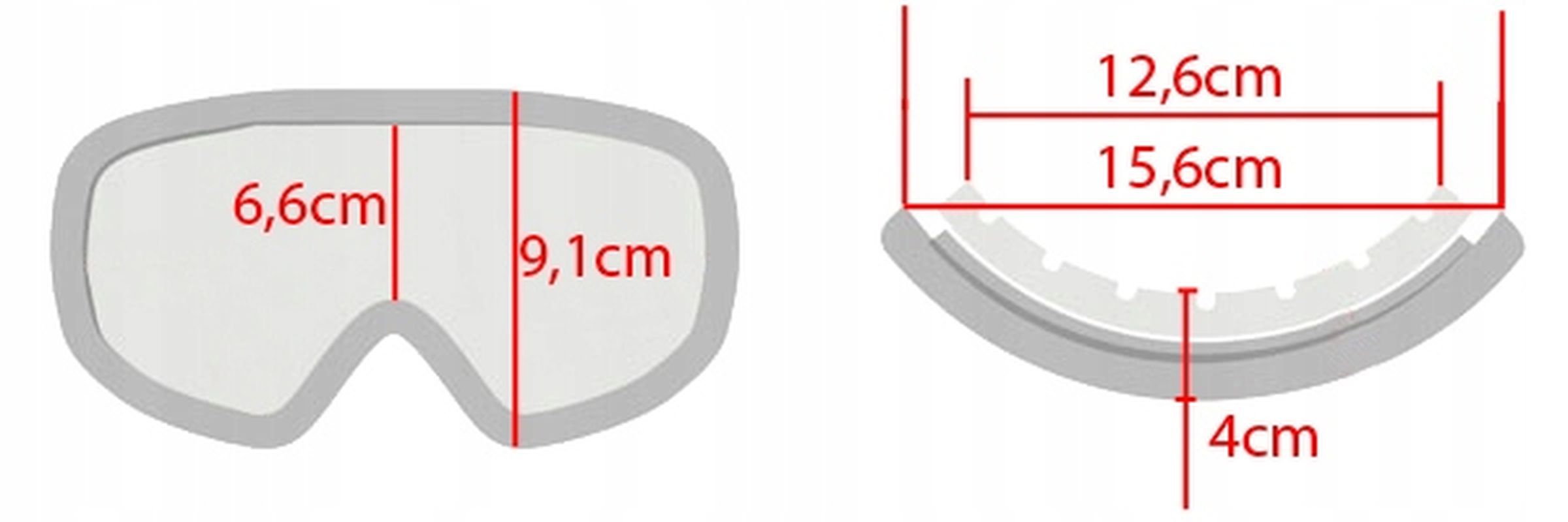 4f Gogle Narciarskie Snowboardowe Lustrzanki filtr S3