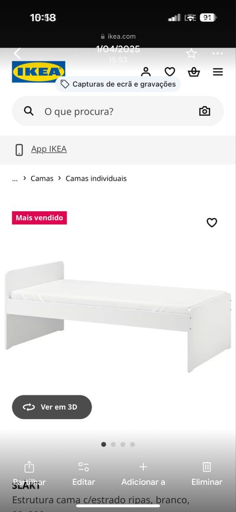 Cama crianca ikeia