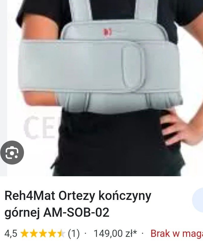 Firmowa Orteza barku firmy TINOT rozmiar Xl