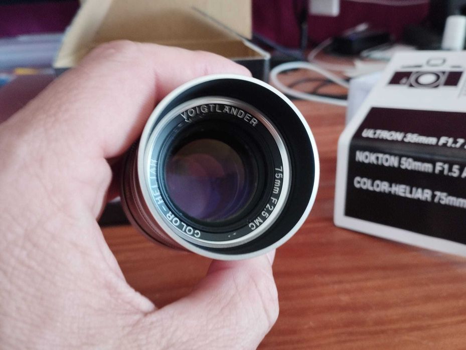 Vogtlander Heliar 75mm f2.5 aspherical M39 (Rosca)