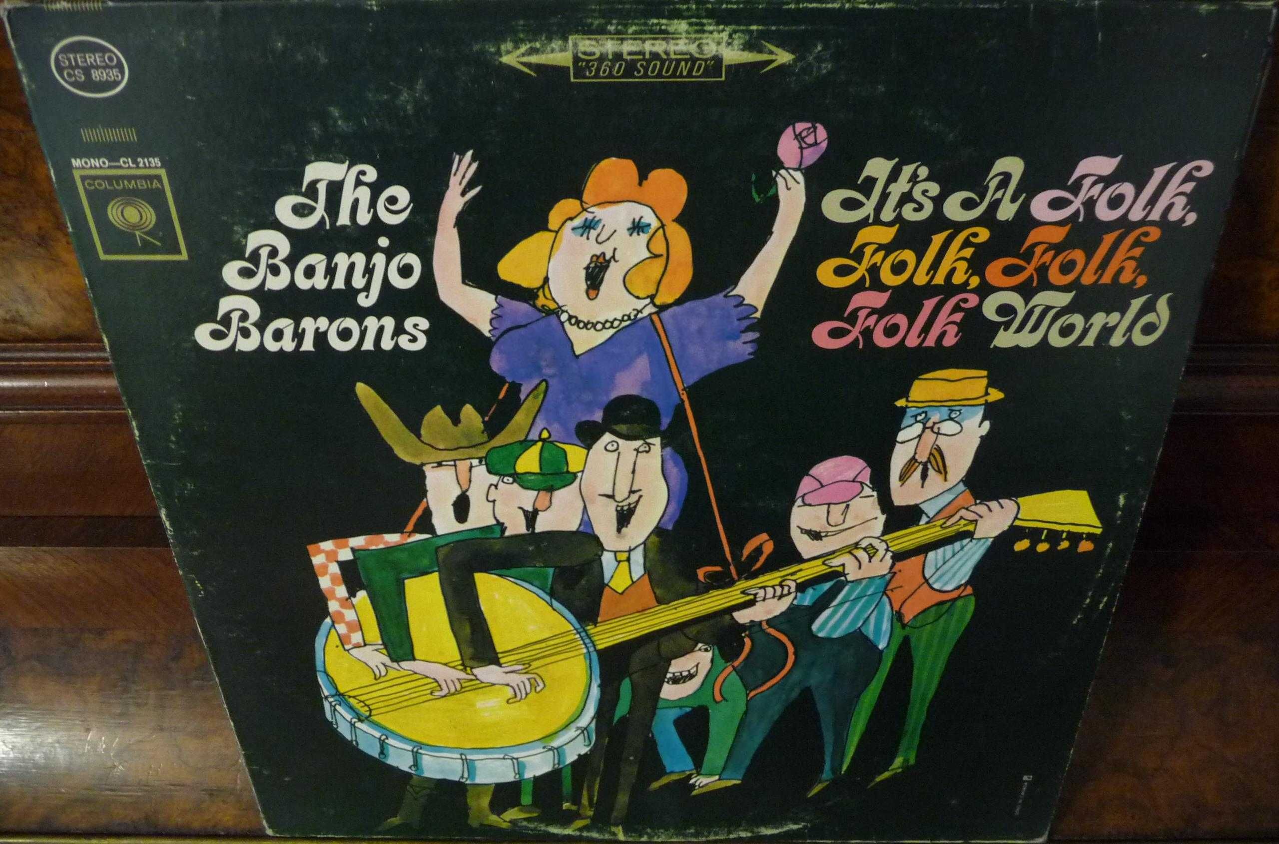 Раритетная виниловая пластинка [Made in USА] =THE BANJO BARONS= 1964