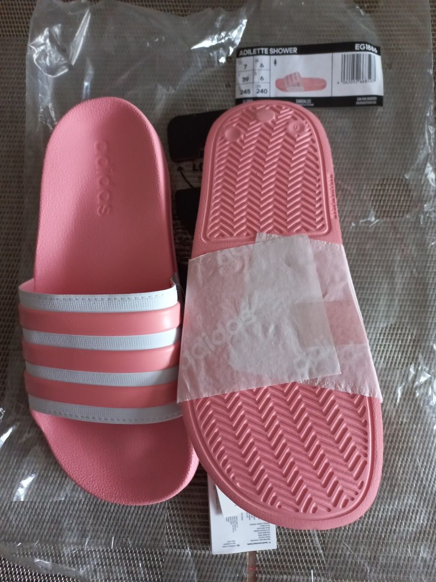 Adidas klapki damskie orginalne rozmiar F 39 -24 cm