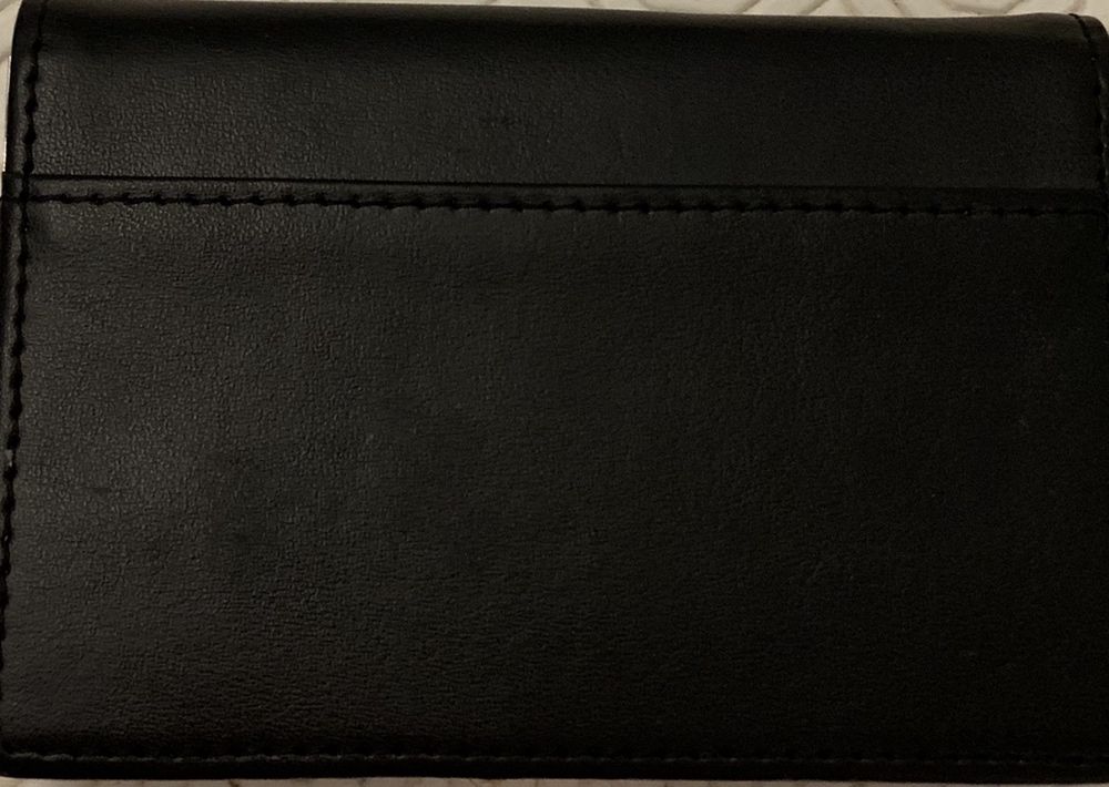 Bolsa em pele para cartões