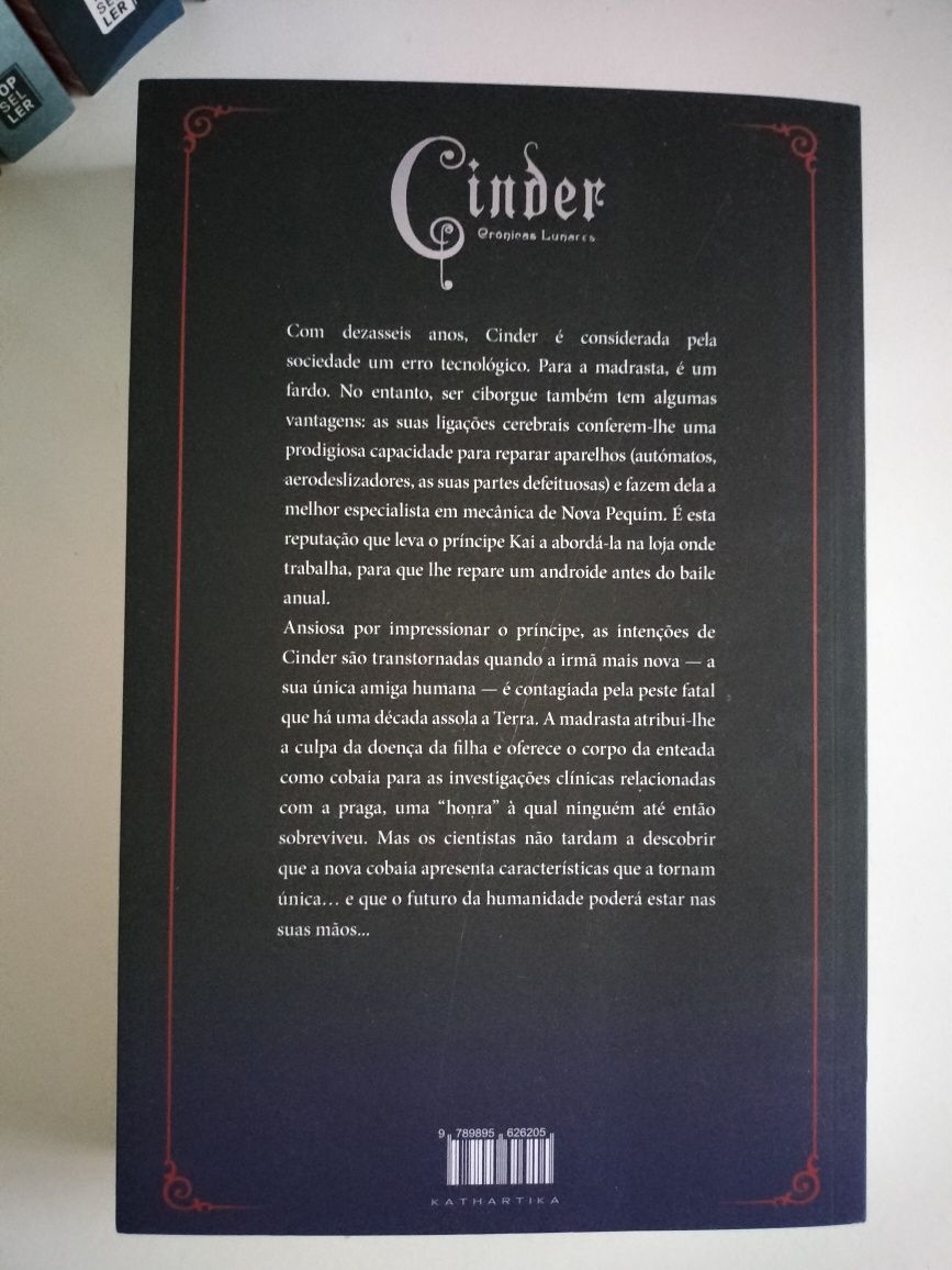 Livro Cinder-Crónicas Lunares