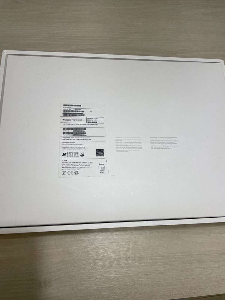 Caixa MacBook Pro 13