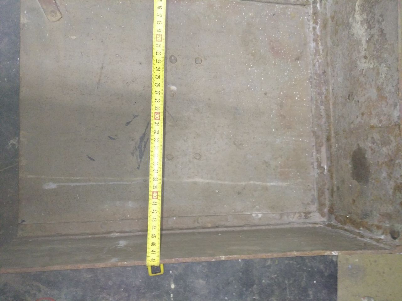 Часть  сейфа сталь 5 мм 50×60×20 см, вес 30 кг