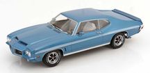 Model 1:18 KK-Scale Pontiac LeMans GTO 1972 light blue metallic