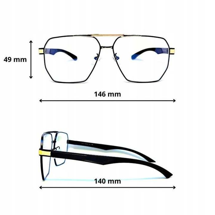 Okulary PolarZONE – zerówki do pracy przy ekranie z filtrem Blue Light