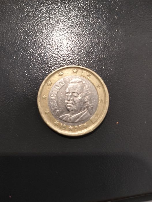 Moeda de um euro Espanha 1999