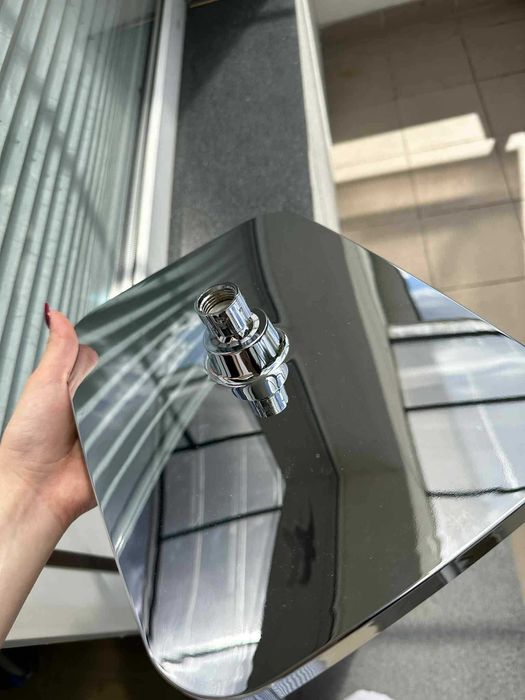 Deszczownica 14 cali, regulowana, głowica prysznicowa stal nierdzewna