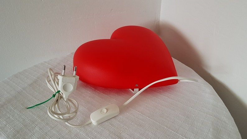 Candeeiro Coração Vermelho