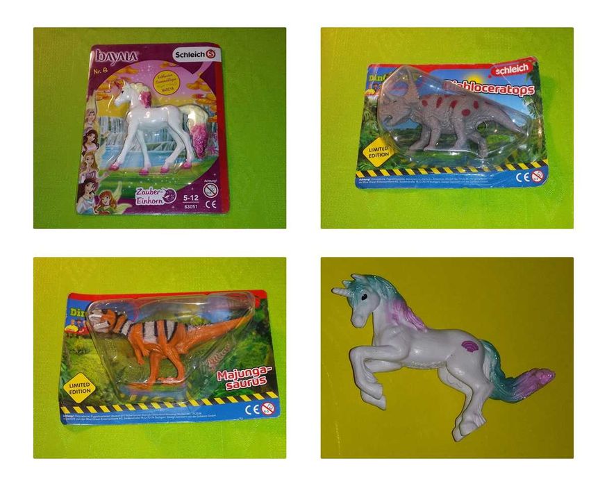 Фигурки Шляйх лошади динозавры Конструктор Лего набор Плеймобил адвент