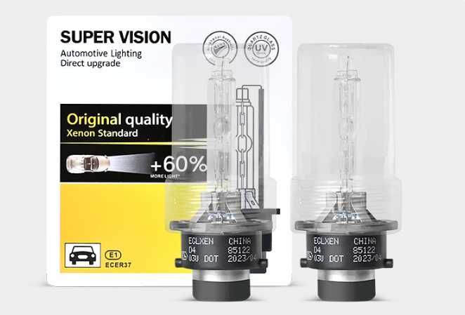 Лампы ксенон D1S,D2S,D3S,D4S Super Vision +60% 4300K 5000K LED CANBUS