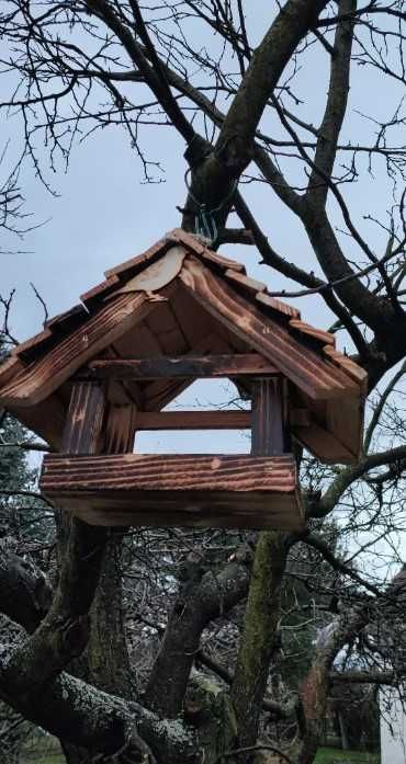 Karmnik dla ptaków budka dekoracja ogród taras dom