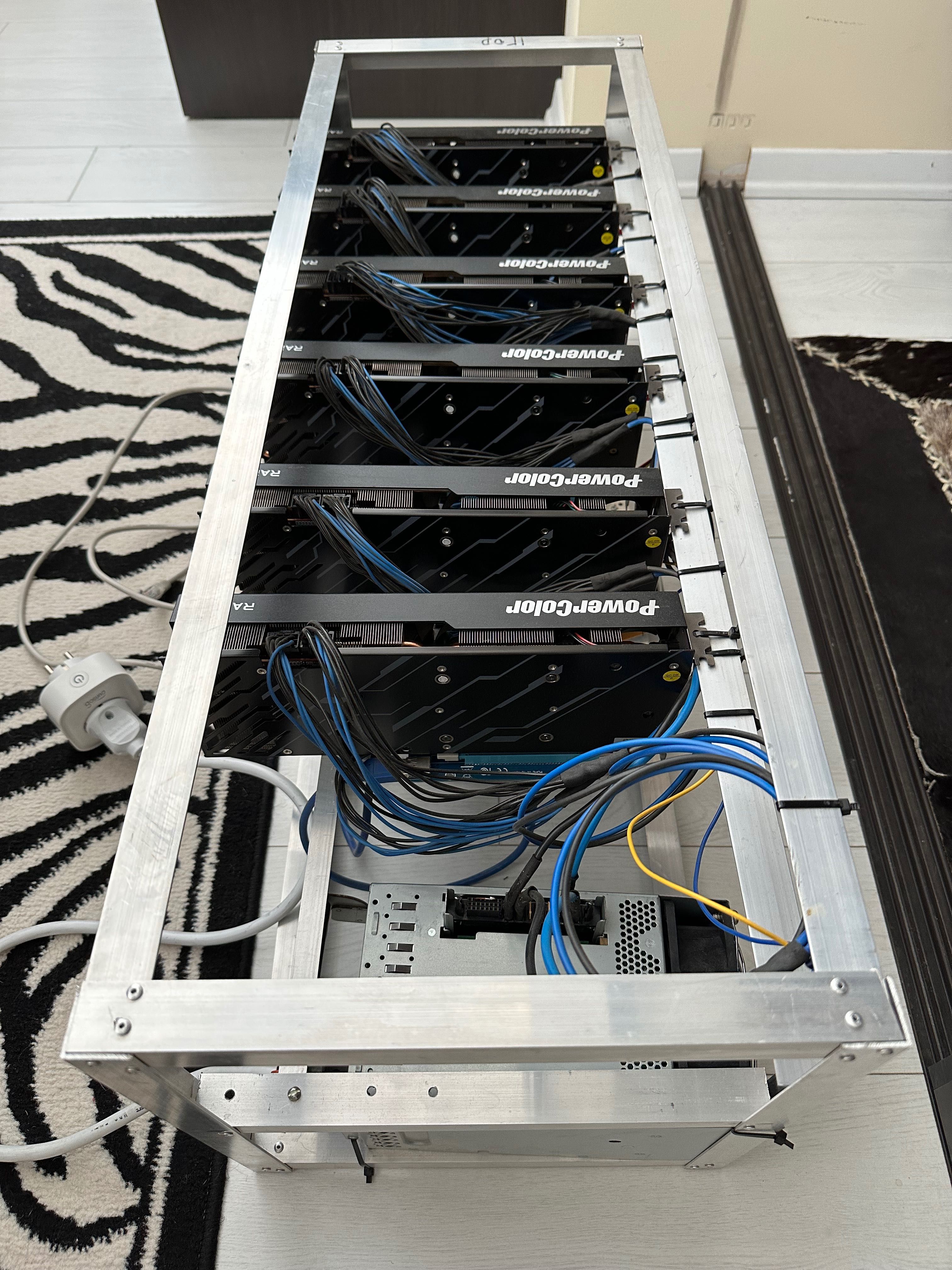 майнинг ферма rx6800xt x6