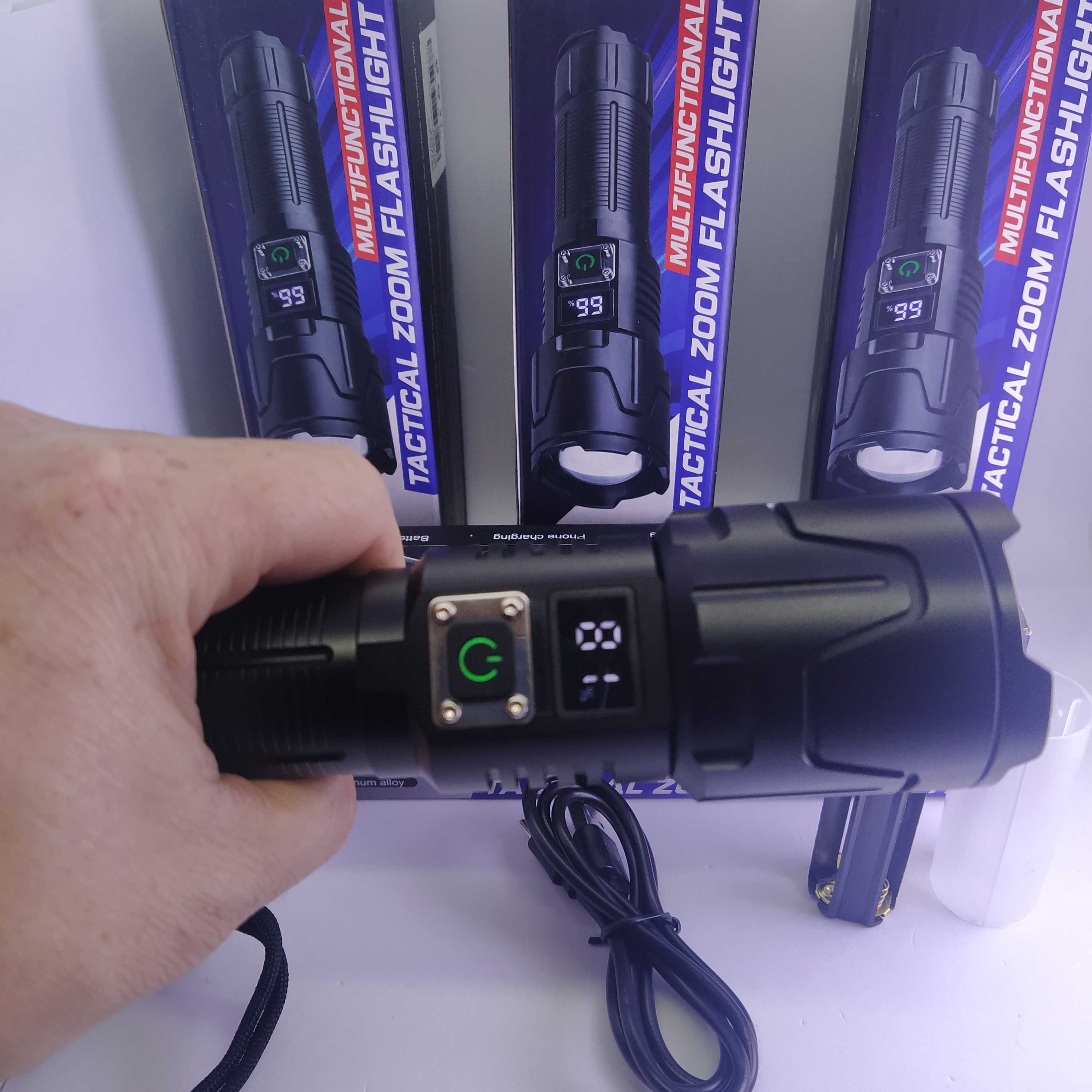 Диод PM30 Самый мощный ручной тактический фонарь для охоты и рыбалки