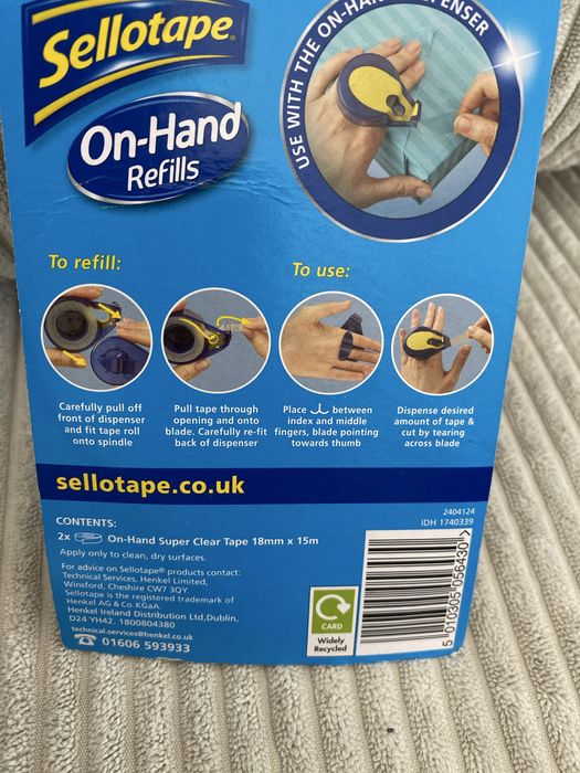 Extra mocna taśma klejąca Sellotape On-Hand