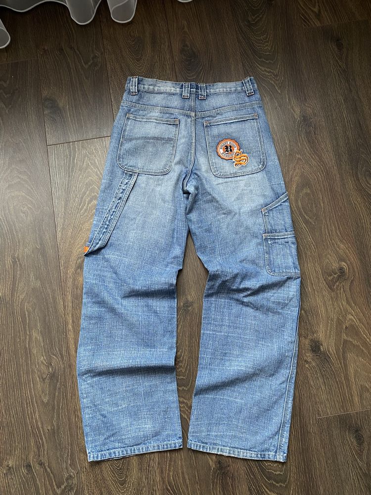 Y2k Ecko Unltd x Fubu jeded london Jeans Sk8 джинси шорти