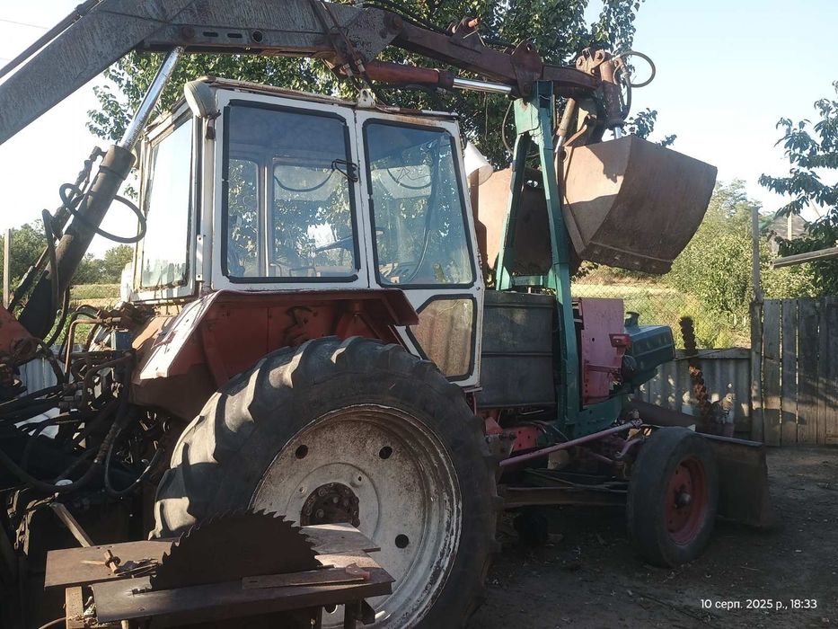 ЮМЗ з грейферною установкою!