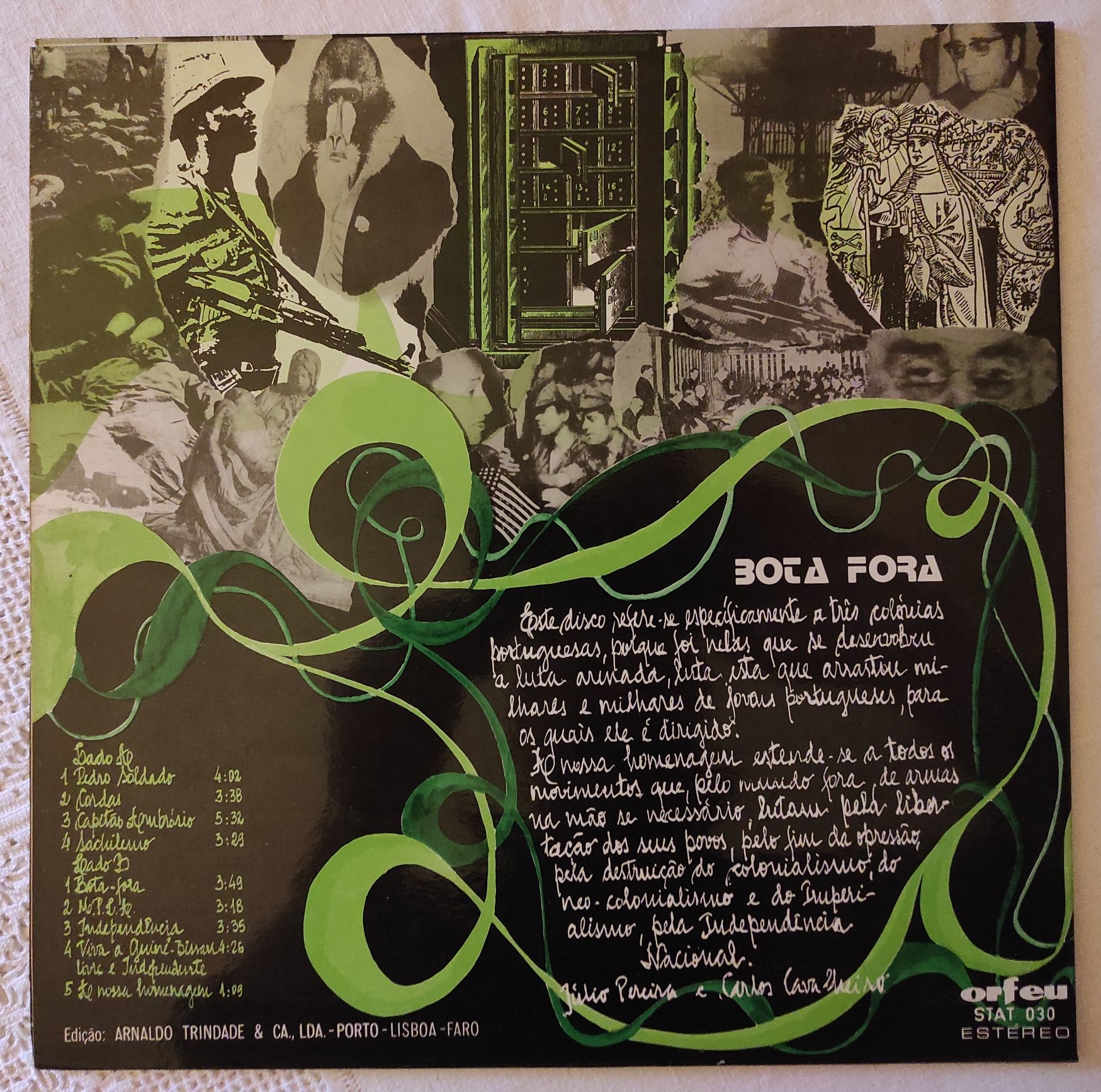 Júlio Pereira, Carlos Cavalheiro - Bota Fora LP 1975