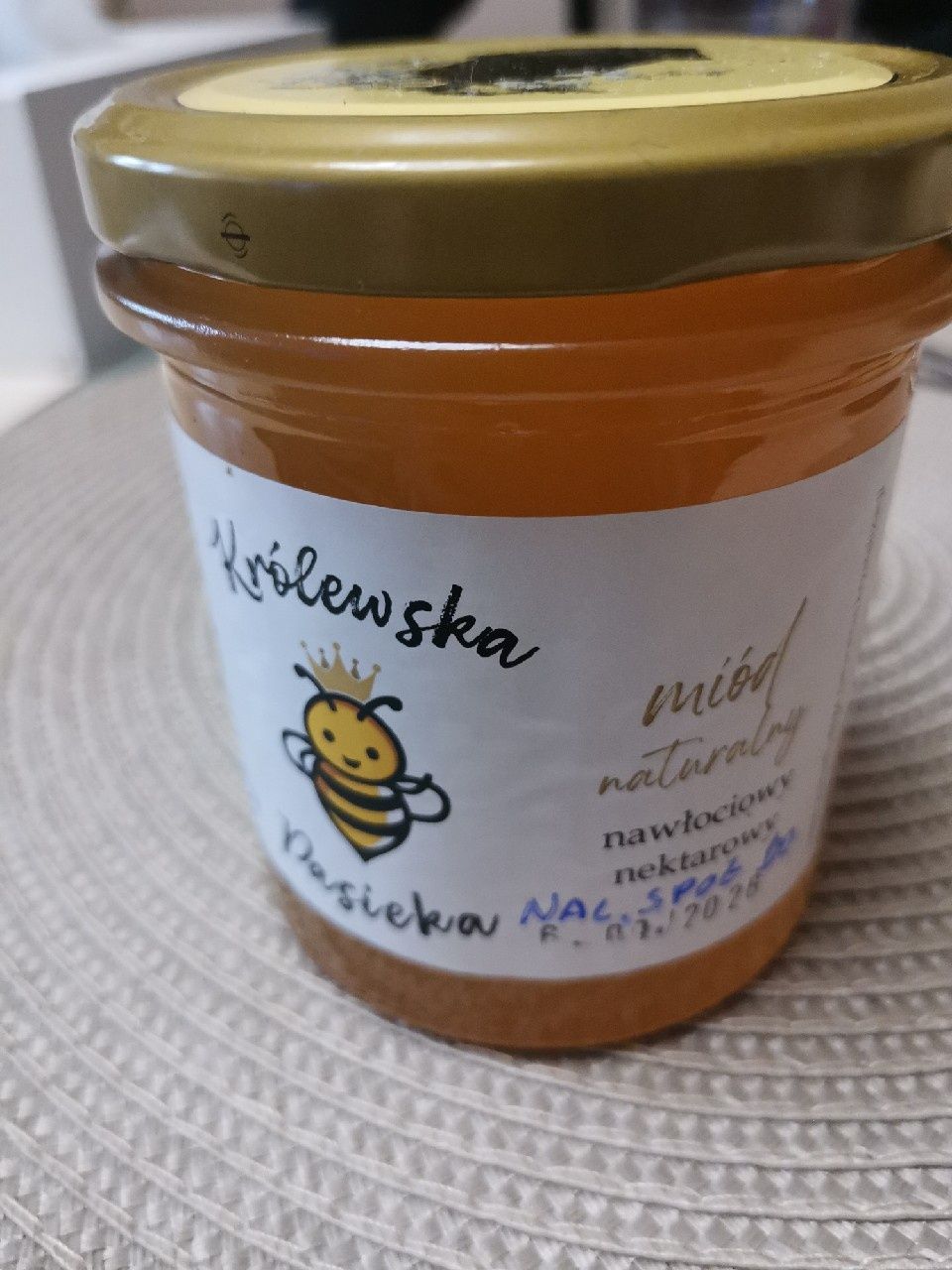 Miód nawłociowy 500g z własnej pasieki skrystalizowany