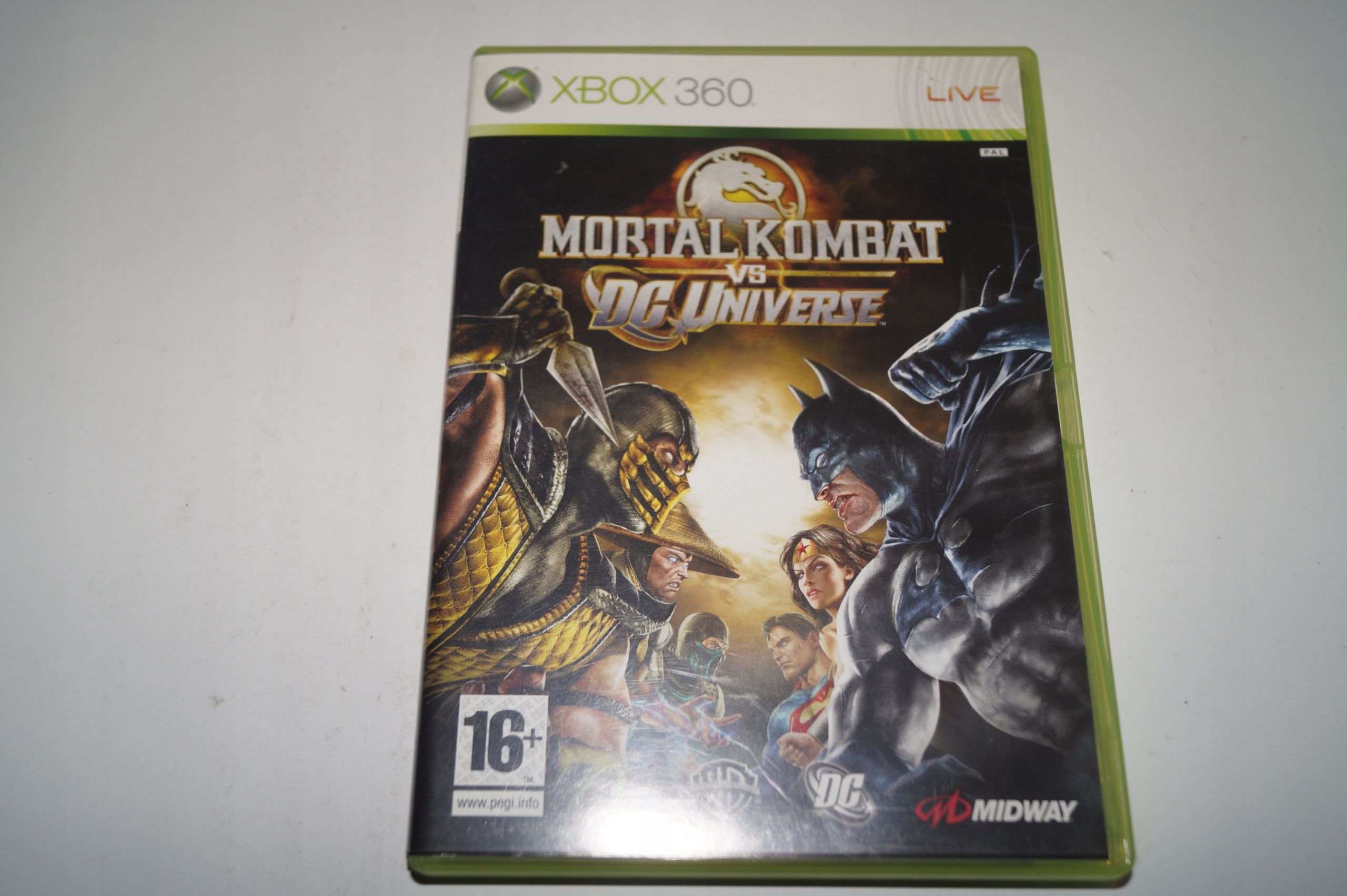 Mortal Kombat Vs Dc Universe Pudełkowa X360 Microsoft Xbox 360