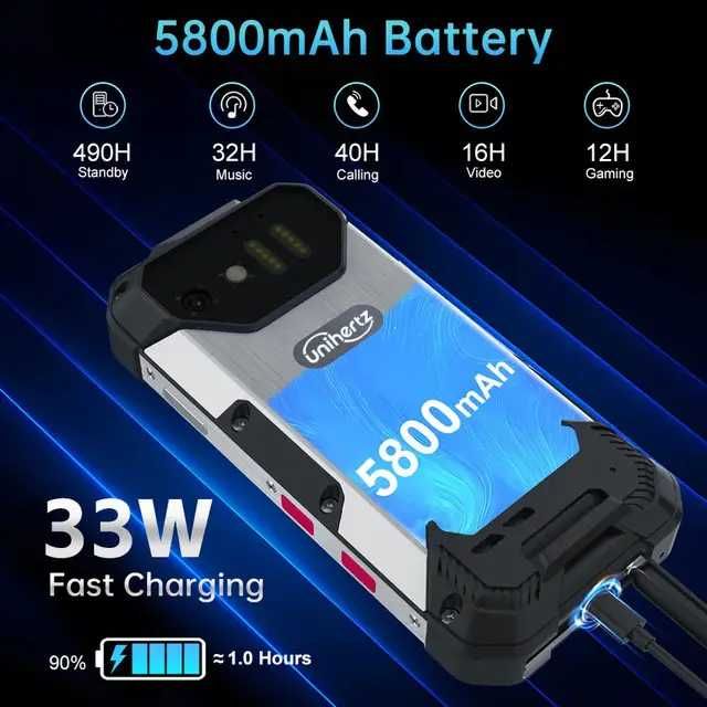 Смартфон Unihertz 8849 Tank Mini 1 12/256Gb 4,3" 5800mAh с дальномером