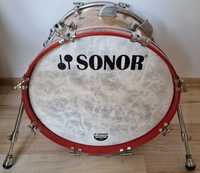 Remo Powerstroke 3 Fiberskyn z logo SONOR + Evans Emad UV Coated