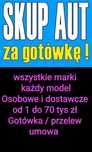 SKUP AUT rózne marki kazdy stan do 70tys zl OSobowe Dostawcze i naZŁOM