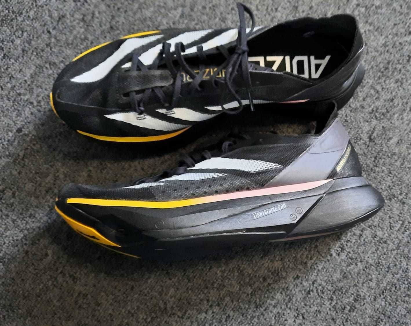 Buty adidas Adizero Adios Pro 3 U Czarno-Pomarańczowe rozm 42 2/3