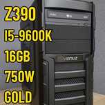 Komputer PC – i5 9600K / 16GB DDR4 / Z390 / 750W GOLD –Bez GPU i dysku