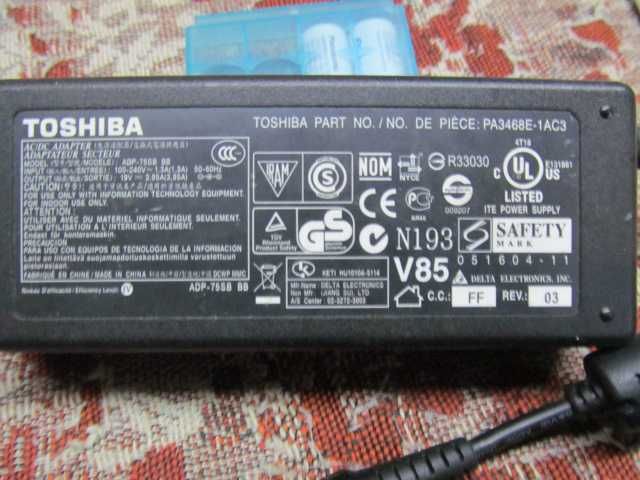Блок питания Toshiba 19v.3.95a.