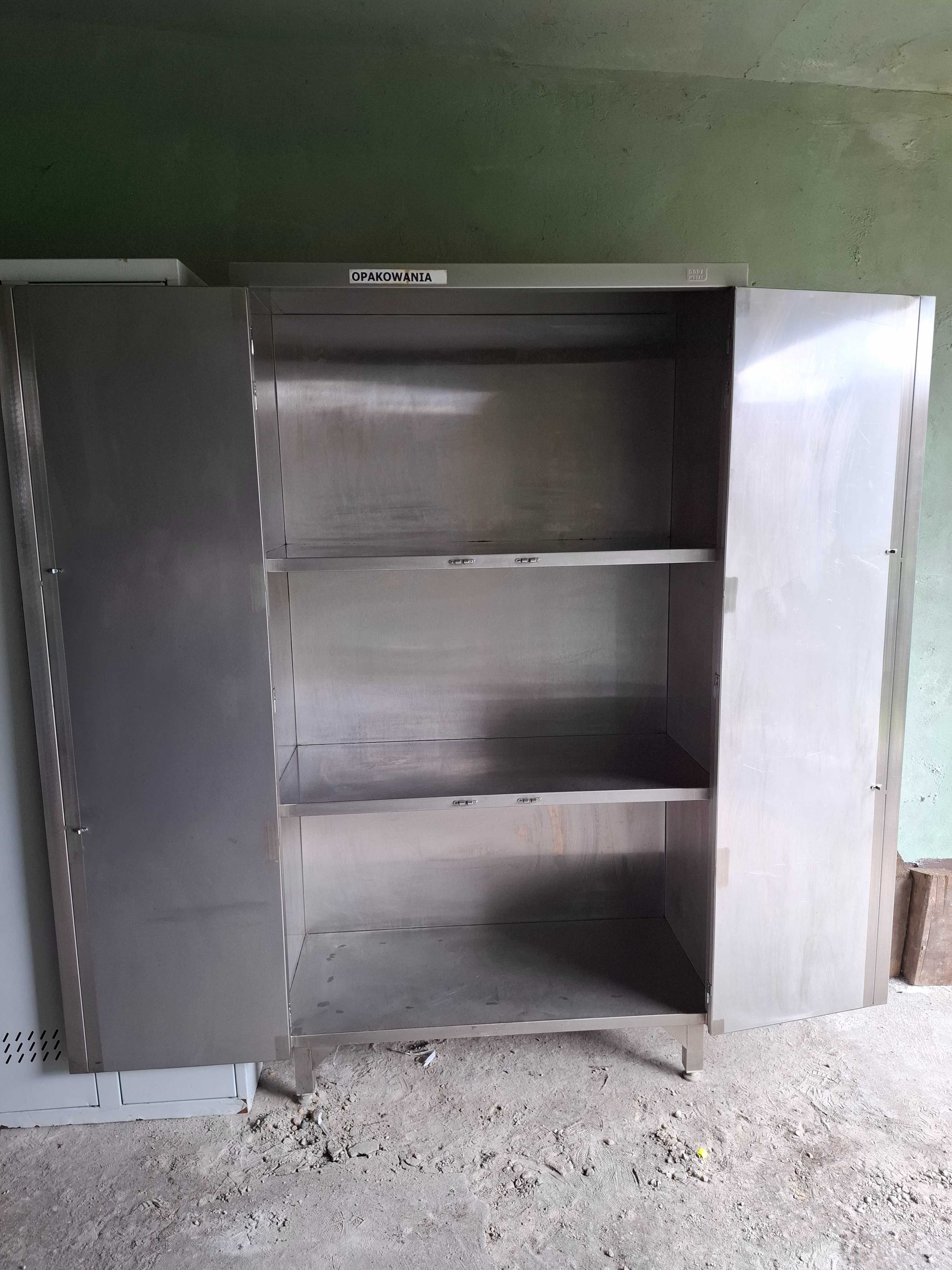 Stalowa Szafa kuchenna DORA METAL  - nierdzewka