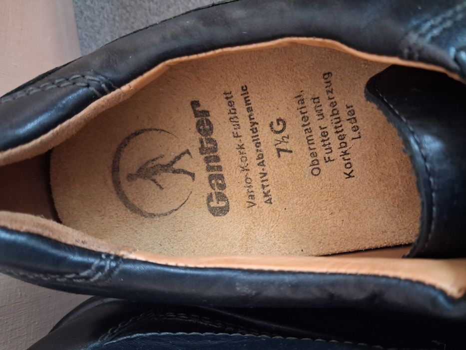 Ganter шкіряні туфлі 40 р.