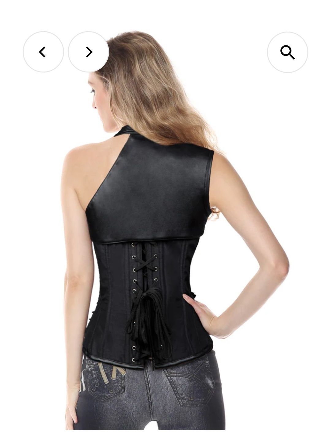5XL.charmian Steampunkowy, gotycki, ciężki gorset ze stali z zamkiem b