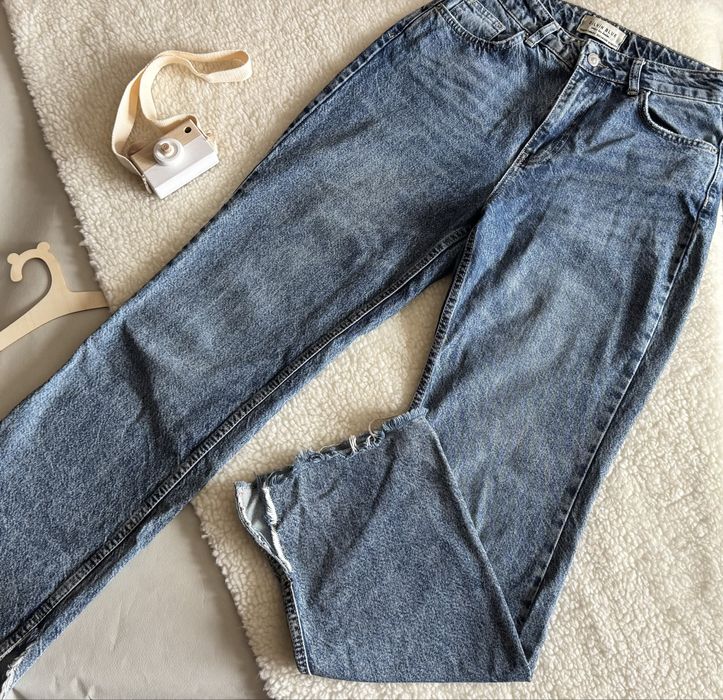 Джинси жіночі МОМ, прямі , широкі, кльош