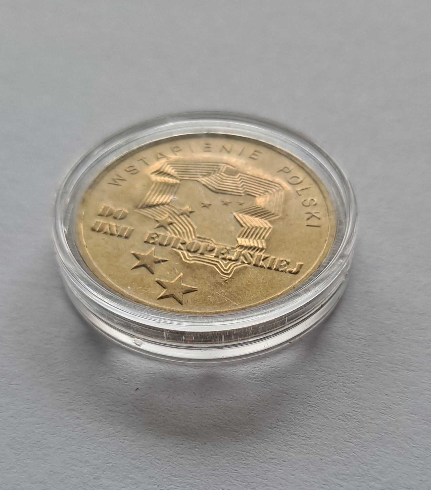 Moneta 2 zł Wstąpienie Polski do Unii Europejskiej 2004