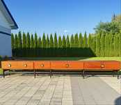 Komoda modułowa vintage – lata 70. – 350 cm