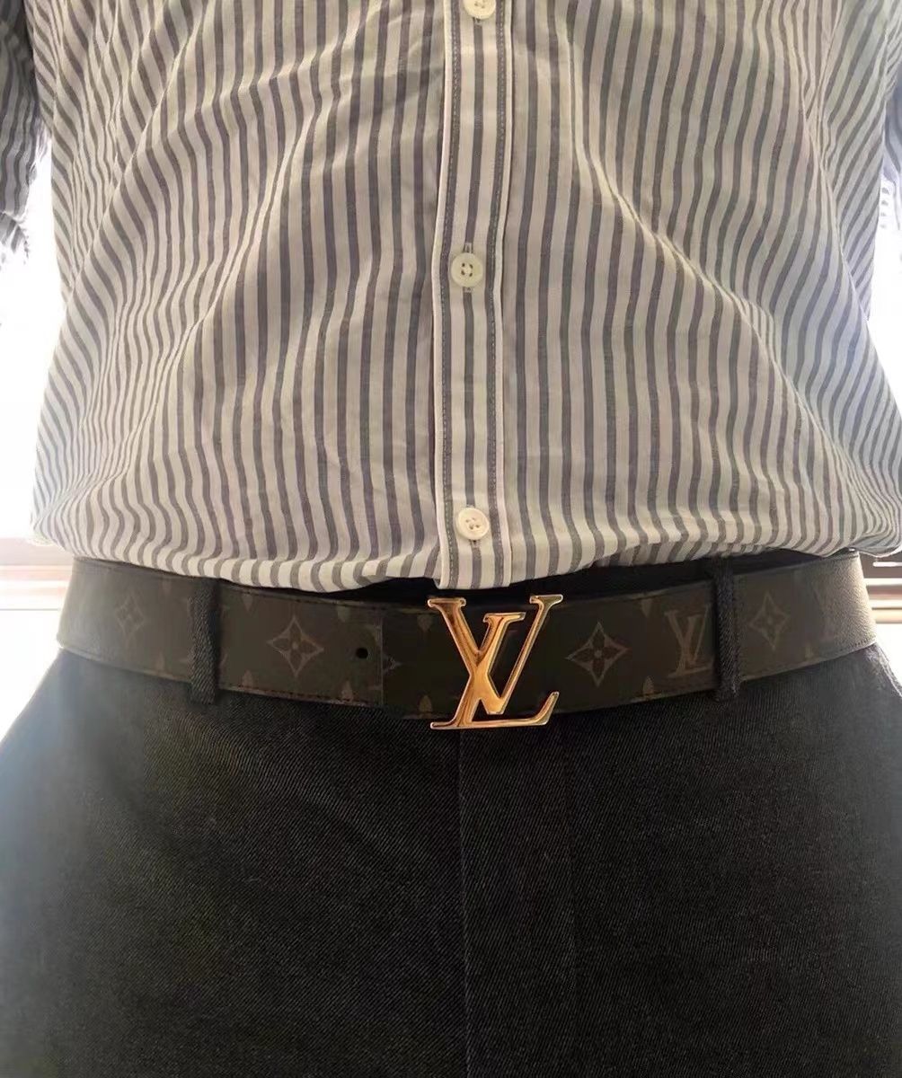 Ремень Louis Vuitton Пояс Луи Витон ремінь Кожа классический