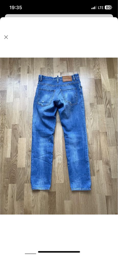 Коллекционные джинсы Dsquared 2 рваные с дырами каплями краски diesel