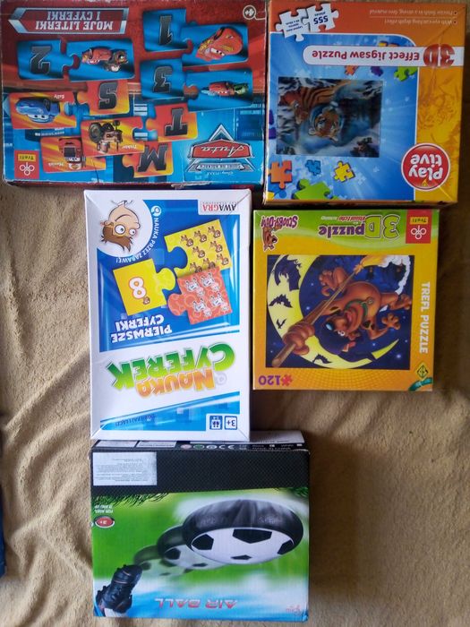 Gry puzzle zabawki paka