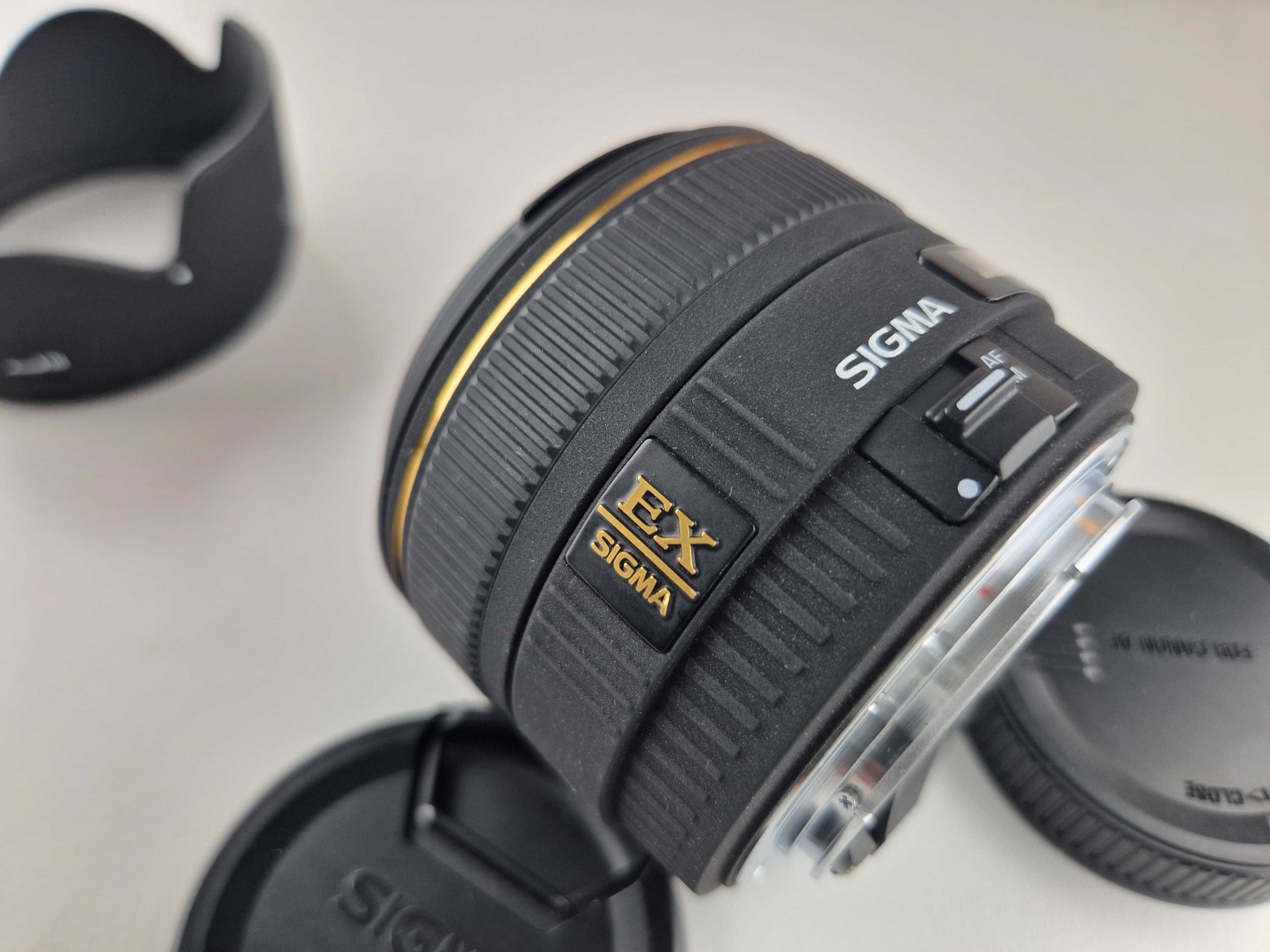 .Obiektyw Sigma 30mm 1:1.4 DC EX HSM do aparatu Canon - idealny stan!