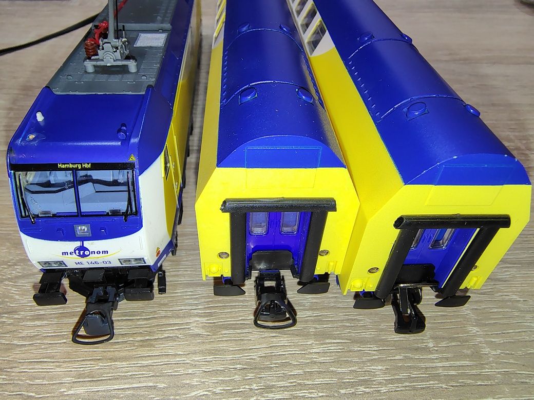 Zestaw pociąg osobowy Metronom Piko h0 db