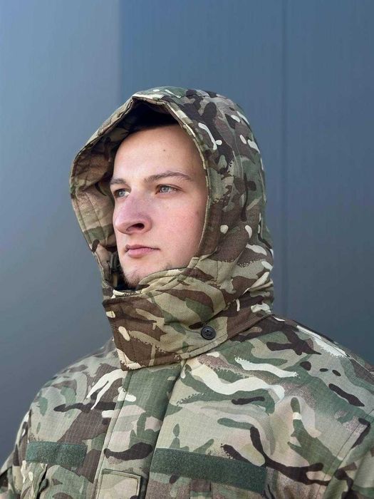 Зимовий тактичний костюм (бушлат+штани), форма зимова ЗСУ мультикам