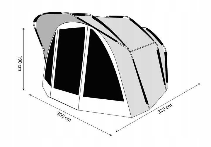 Namiot Anaconda Cusky Prime Dome 190x320x300 cm