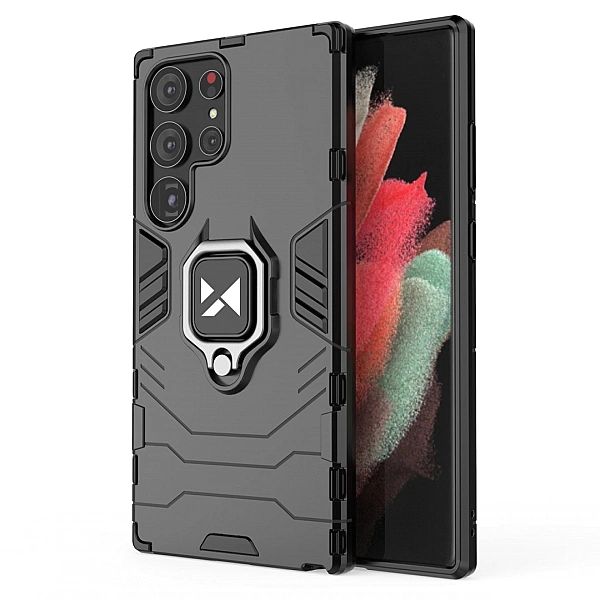 Wozinsky Ring Armor etui Samsung Galaxy S23 Ultra pancerny pokrowiec u
