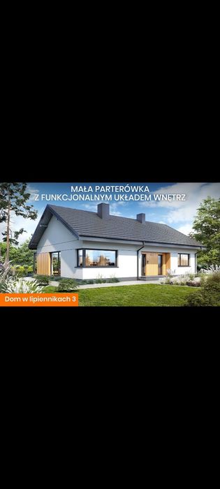 Dom parterowy wolnostojący
