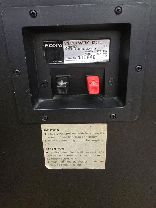 Kolumny Sony SS-G1 MK2 Stereo Vintage JBL Hi-End