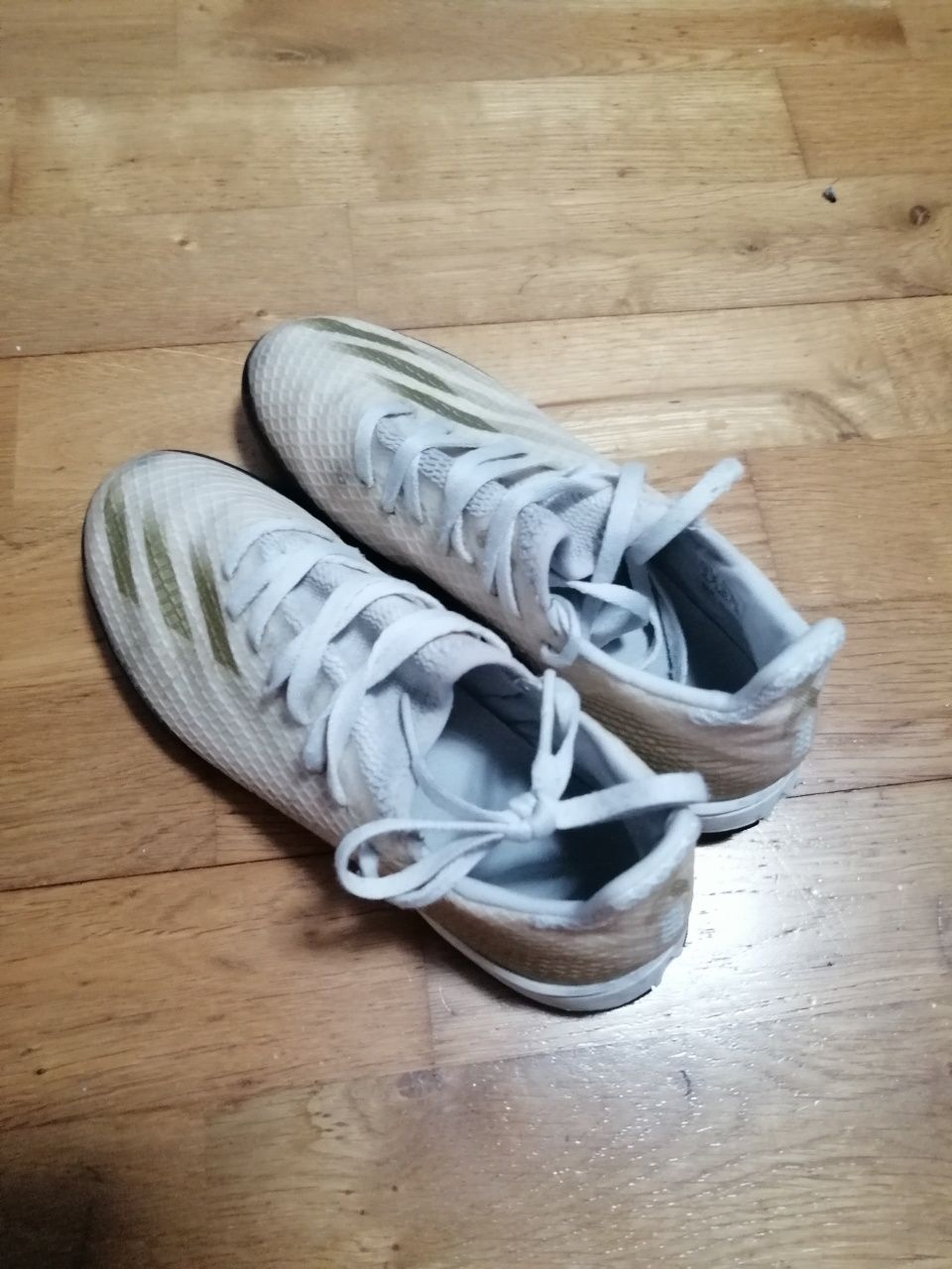 Chuteiras relvado artificial 35 Adidas X Ghosted.3, brancas